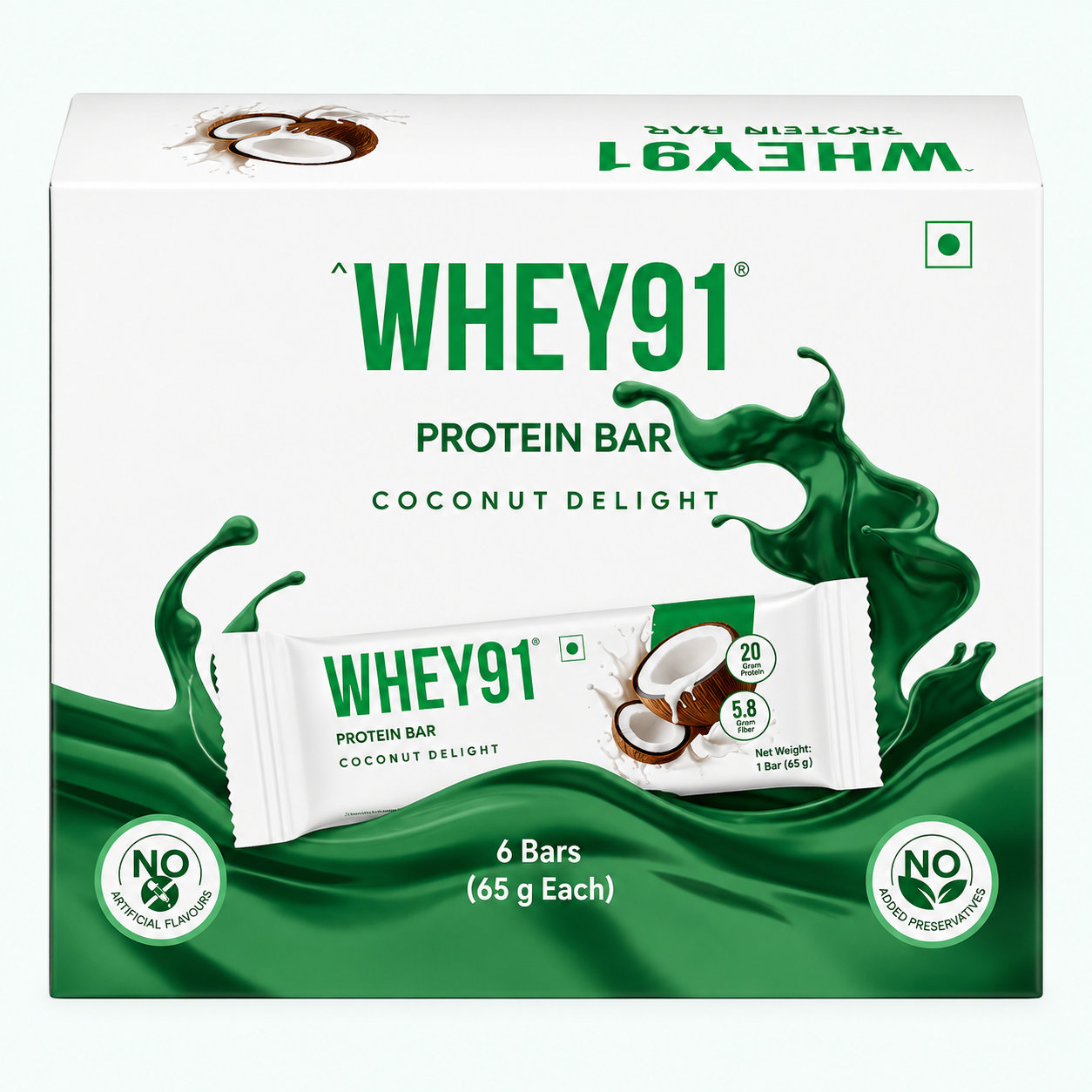 WHEY 91 - COCONUT - 65 GMS